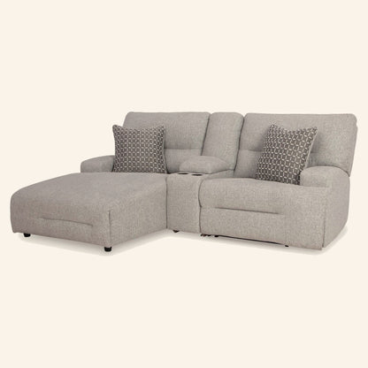 Acklen Place 2-Piece Power Reclining Sectional with Chaise & Console