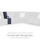 Acklen Place Power Reclining Sectional with Storage Console