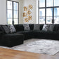 Midnight-Madness Sectional with Chaise