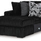 Midnight-Madness Sectional with Chaise