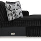 Midnight-Madness Sectional with Chaise