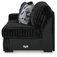 Midnight-Madness Sectional with Chaise