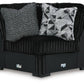 Midnight-Madness Sectional with Chaise