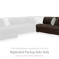 Midnight-Madness Sectional with Chaise
