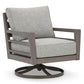 Hillside Barn Outdoor Swivel Lounge with Cushion
