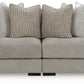 Aslan Court Loveseat Sectional image