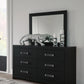 Maeling Dresser and Mirror