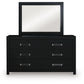 Maeling Dresser and Mirror