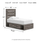 Graystorm Bed with Storage