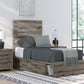 Graystorm Bed with Storage