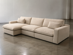 Siena Cloud 3-Piece Modular Sectional with Chaise