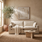 Siena Cloud 2-Piece Linen Modular Loveseat
