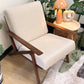 Otio 26" Lounge Chair in Walnut And Welsh Taupe by Article