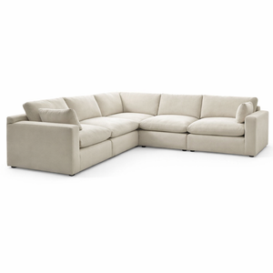 Siena Linen 5 Piece Sectional