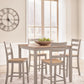 Harperfeld Counter Height Dining Table and 4 Counter Stools