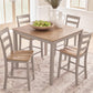 Harperfeld Counter Height Dining Table and 4 Counter Stools
