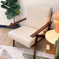 Otio 26" Lounge Chair in Walnut And Welsh Taupe by Article