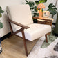 Otio 26" Lounge Chair in Walnut And Welsh Taupe by Article