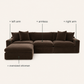 Bellamy 3-Piece + Oversized Ottoman