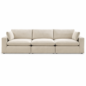 Siena Cloud 3-Piece Linen Modular Sofa