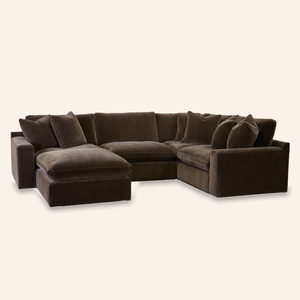Bellamy 4-Piece Sectional w/ Oversized Ottoman