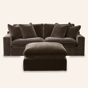 Bellamy 2-Piece Sectional Loveseat w/Ottoman