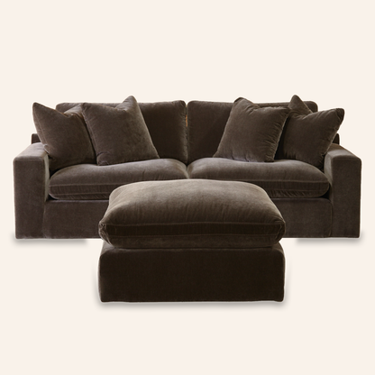 Bellamy 2-Piece Sectional Loveseat w/Ottoman
