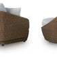 Double Point Outdoor Loveseat/2 Swivel Chairs (Set of 3)