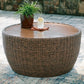 Double Point Outdoor Coffee Table