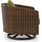 Horizon Hall Outdoor Swivel Lounge Chair with Cushion