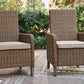 Laguna Heights Arm Chair with Cushion (Set of 2)