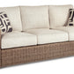 Beachcroft Outdoor Sofa, Lounge Chairs and Fire Pit