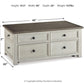 Bolanburg Coffee Table with Lift Top