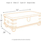 Carynhurst Coffee Table with Lift Top