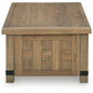 Ridgester Cocktail Table Lift