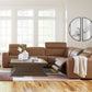 Magic Man 5-Piece Power Reclining Sectional