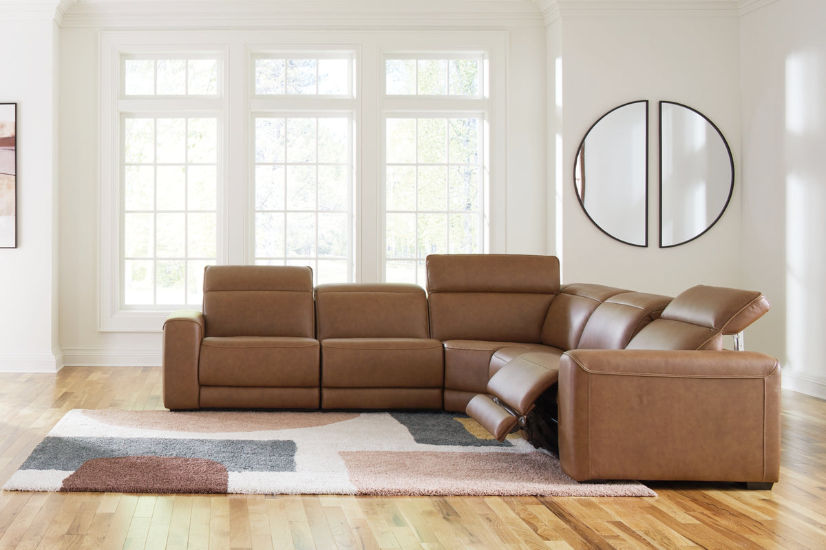 Magic Man 5-Piece Power Reclining Sectional