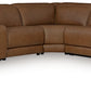 Magic Man 6-Piece Power Reclining Sectional with Console