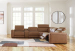 Magic Man 6-Piece Power Reclining Sectional with Console