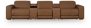 Magic Man 5-Piece Power Reclining Sofa with Dual Consoles