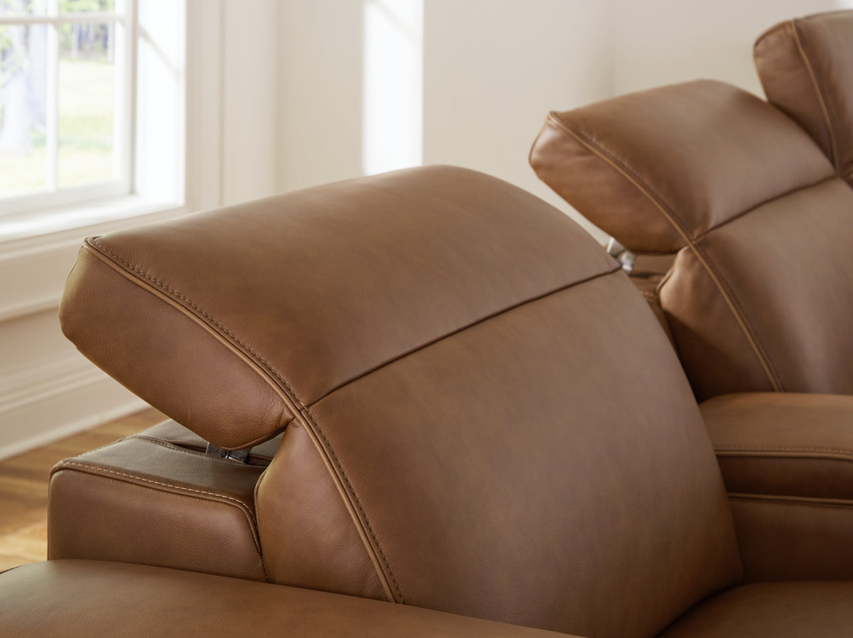 Magic Man 5-Piece Power Reclining Sofa with Dual Consoles