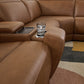 Magic Man 6-Piece Power Reclining Sectional with Console