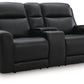 5Z-Comfort Power Reclining Loveseat with Console