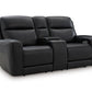 5Z-Comfort Power Reclining Loveseat with Console