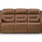 Knightington Power Reclining Sofa with Audio Seating