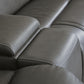 5Z - Pittson Power Reclining Sectional Loveseat with Console