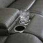 5Z - Pittson Power Reclining Sectional Loveseat with Console