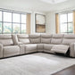 Gravier Power Reclining Sectional with Storage Console