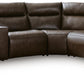 ModZ Power Reclining Sectional with Audio Console