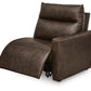 ModZ Power Reclining Sectional Loveseat with Audio Console